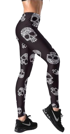 mexican-skull-leggings