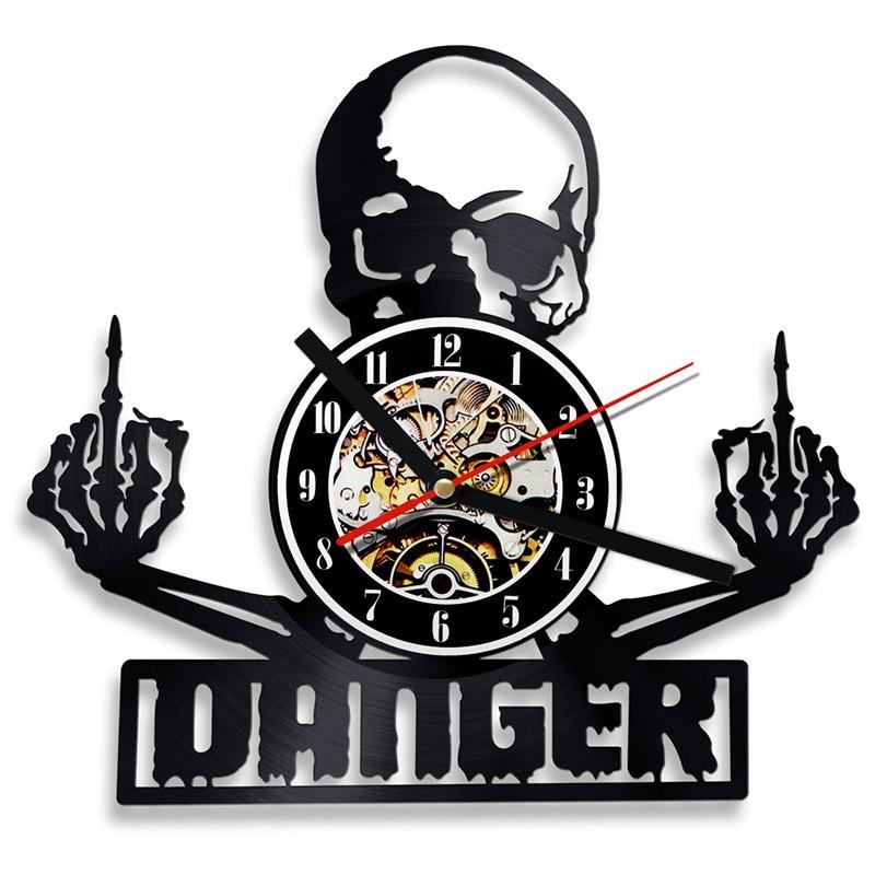 middle finger clock