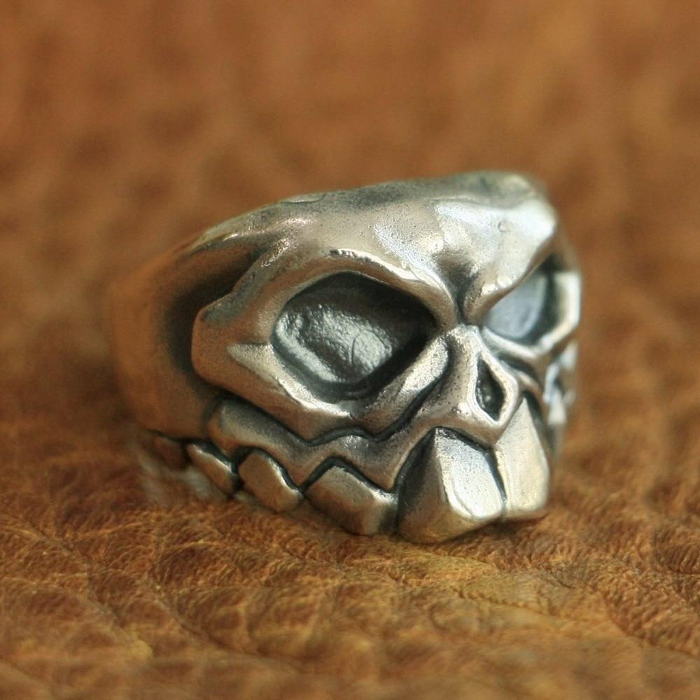Monster Silver Rings | Skull Action