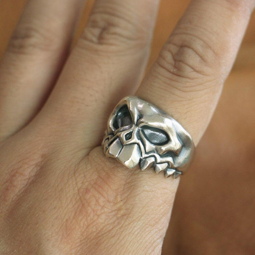 Monster Silver Rings | Skull Action