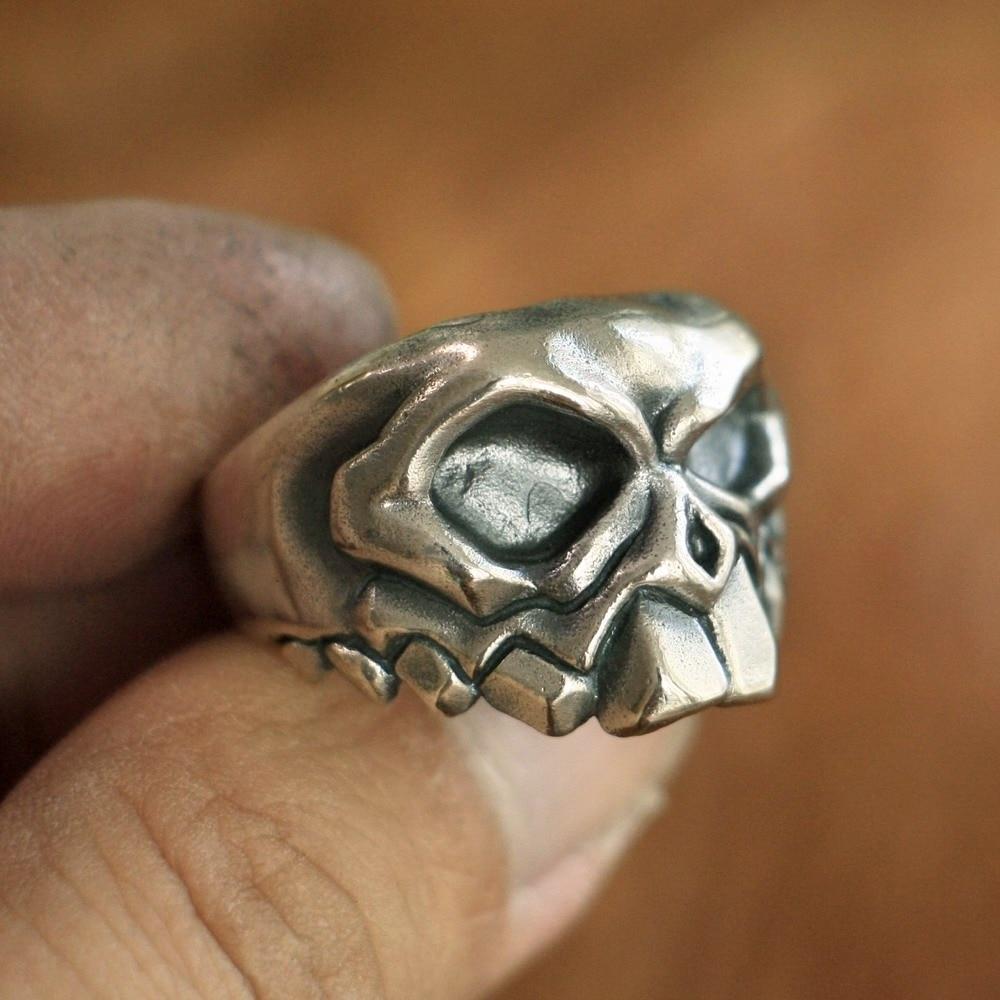 Monster Silver Rings | Skull Action