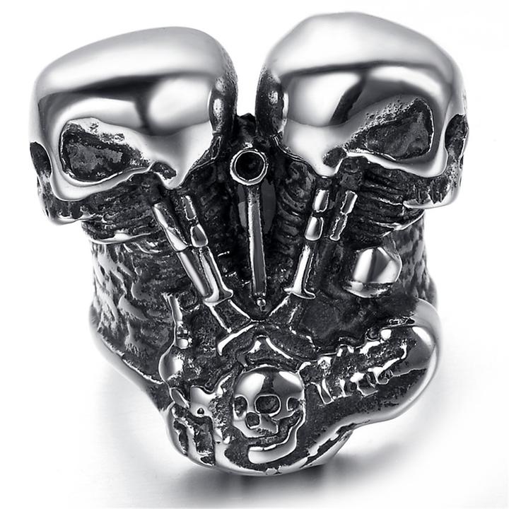 Panhead Ring | Skull Action
