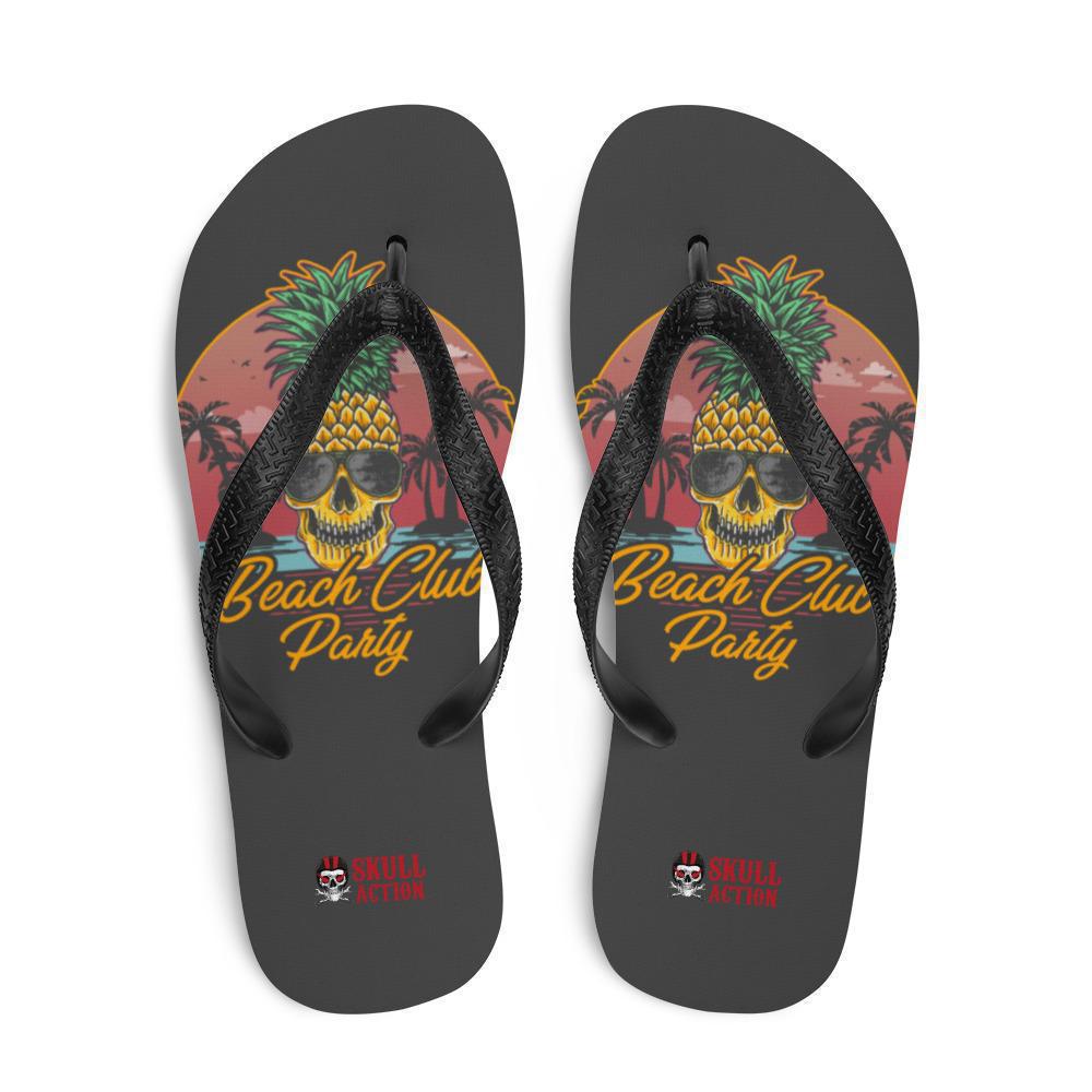 pineapple-skull-flip-flops