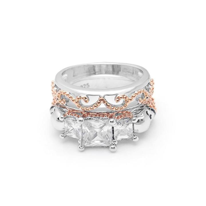 Pink Enchanted Crown Ring | Skull Action