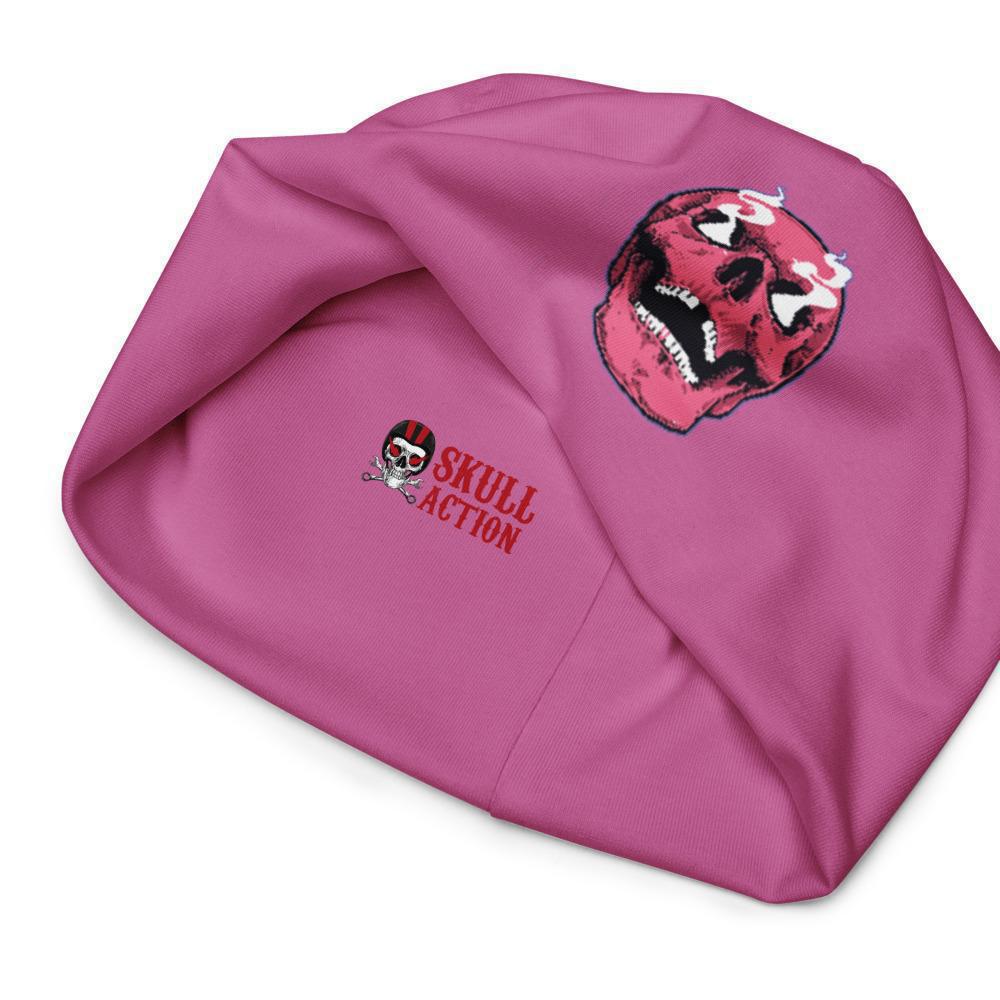 pink-skull-beanie-winter