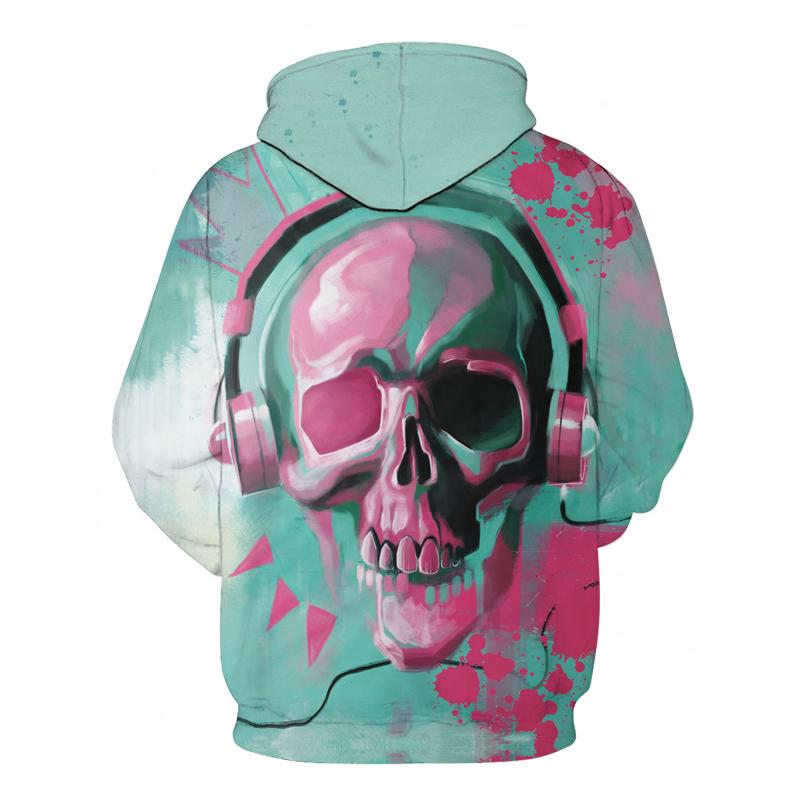 Pink Skull Hoodie | Skull Action