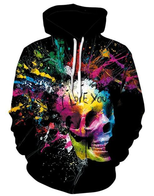 skull rose sweatshirt