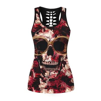 Pink Skull Tank Top