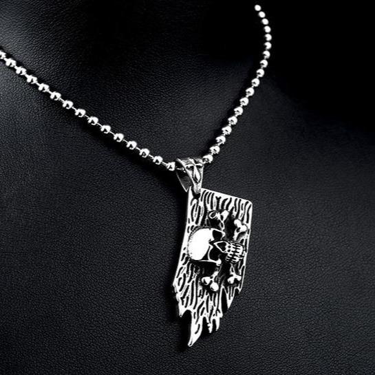 Pirate Skull And Crossbones Necklace | Skull Action
