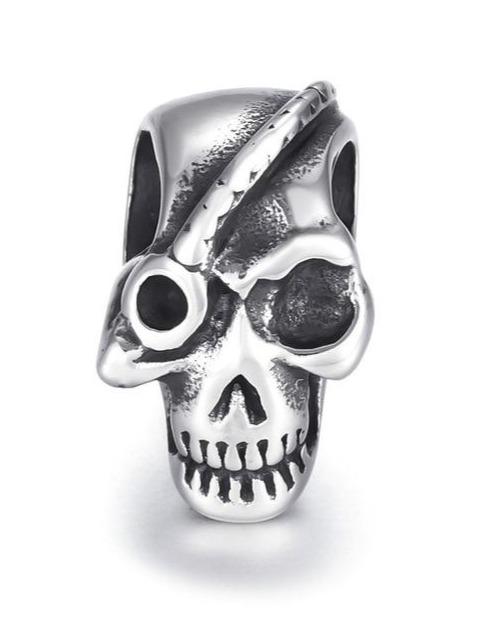 Pirate Skull Beads Necklace