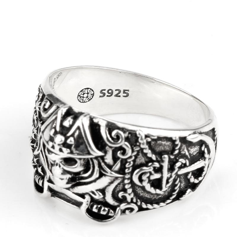 Pirate Skull Silver Ring | Skull Action