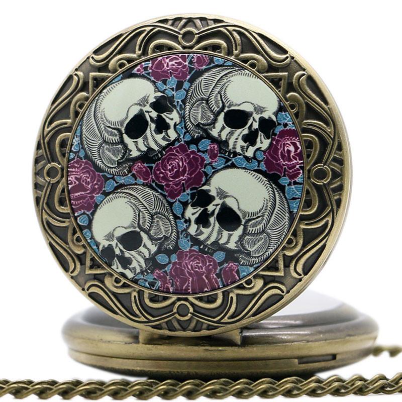 Pocket Watch Skull And Rose Tattoo | Skull Action