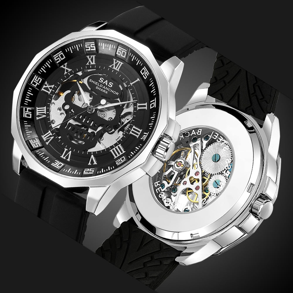 Skull Face Mens Watch