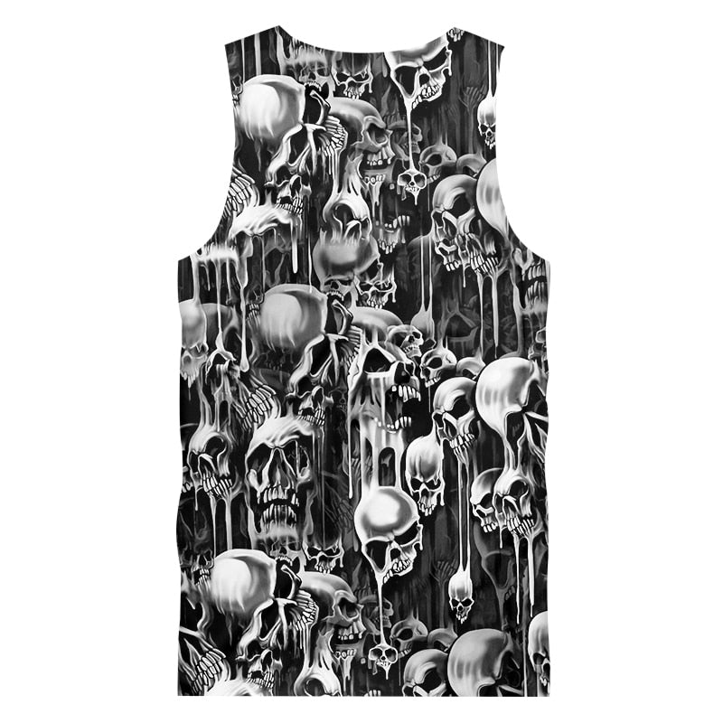 Goth Skull Tank Top