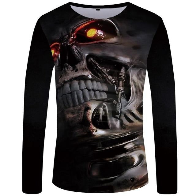 Skull Shirt Long Sleeve