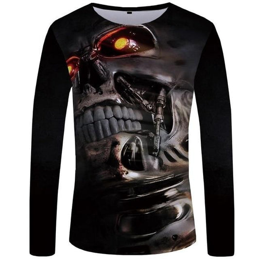 Skull Shirt Long Sleeve