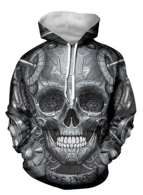 Skull cheap head hoodie