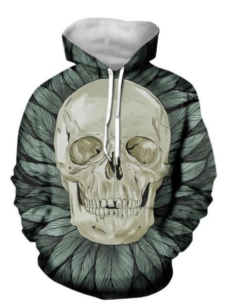 Graphic Skull Men Hoodies