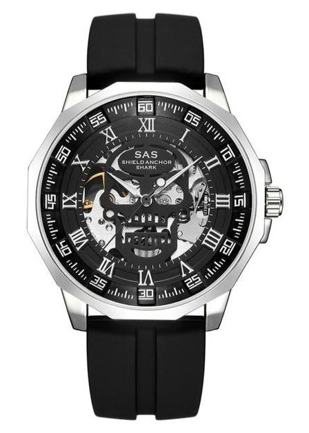 Watch with skull clearance face