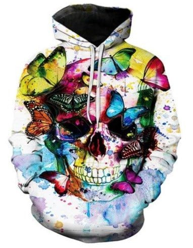 Skull Butterfly Hoodie