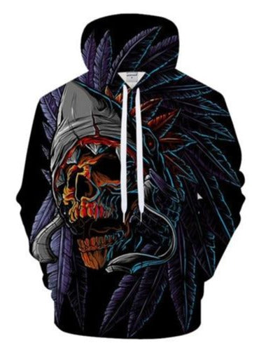 Indian Skull Hoodie