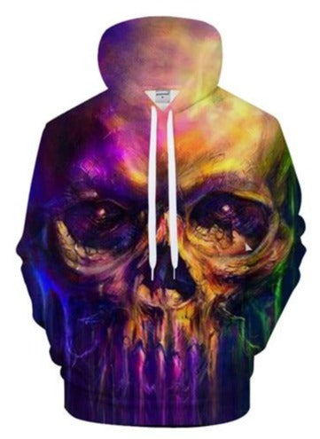 Big 3D Skull Hoodie