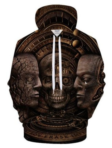 Rebel Boys Skull Hoodie