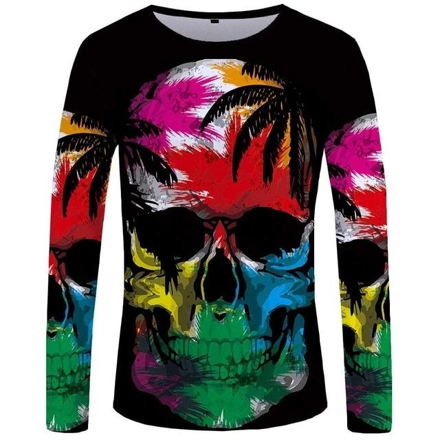 Women's Long Sleeve Skull Shirts