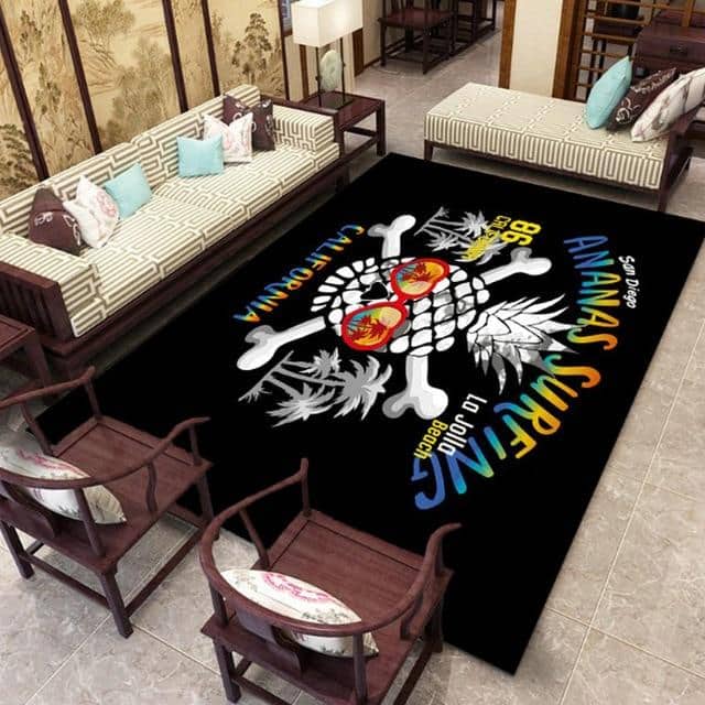 Pineapple Skull Rug
