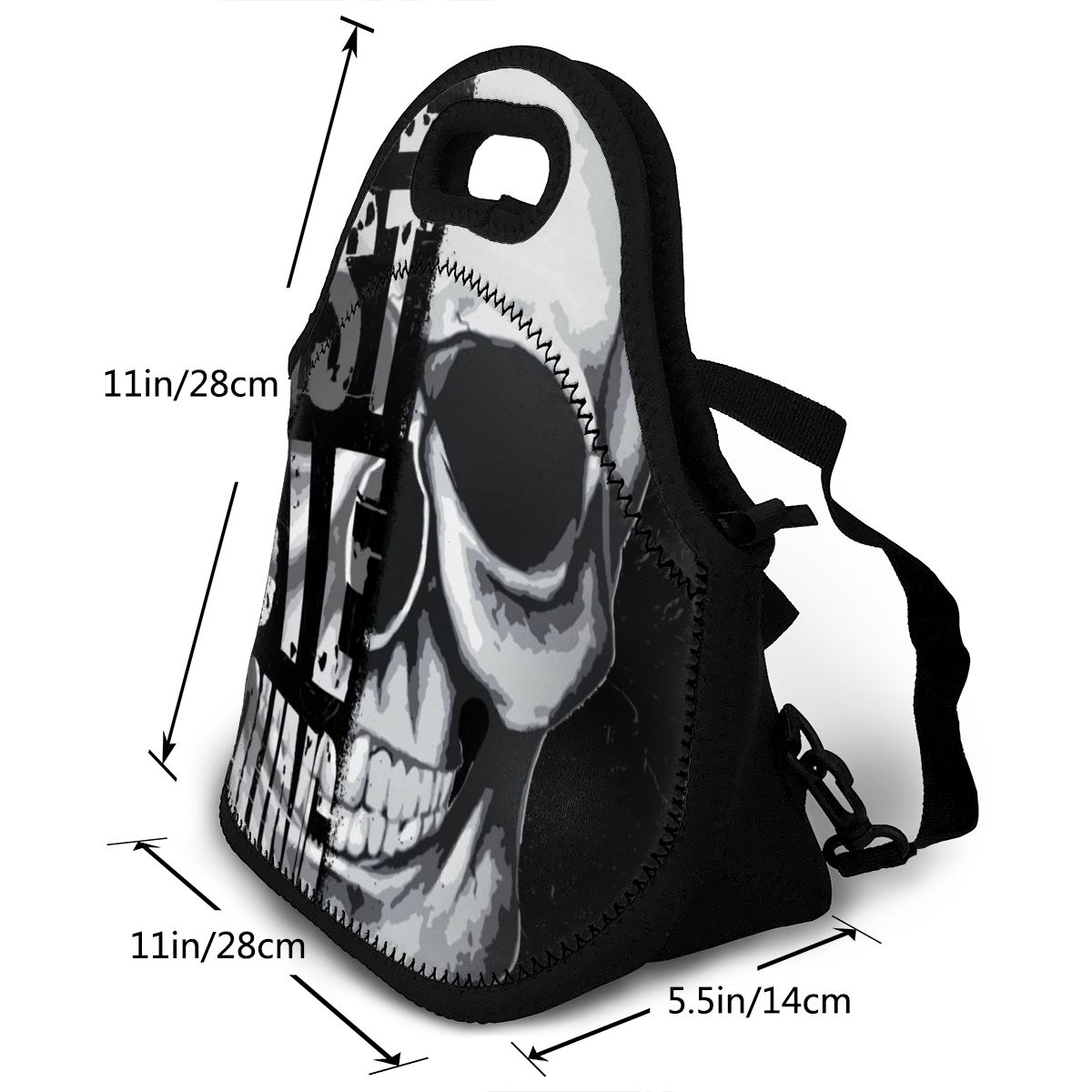 Skull Canvas Tote Bag