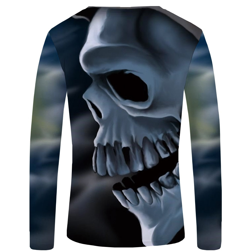 Huge Skull <br> Long Sleeve Shirt