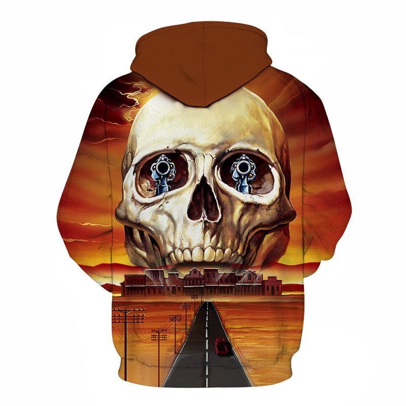 Badass Skull Hoodies