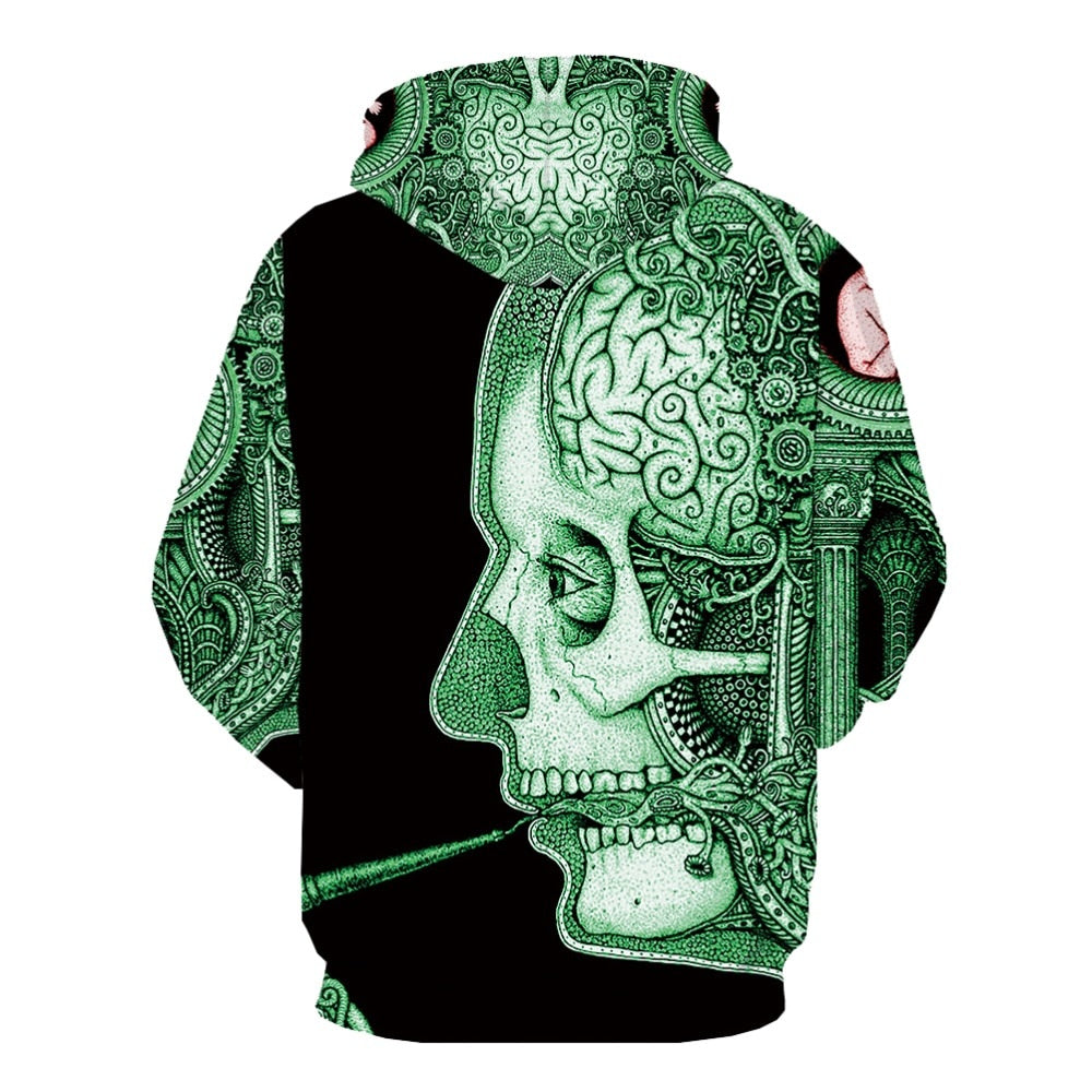 Living Dead Skulls Hoodies Women