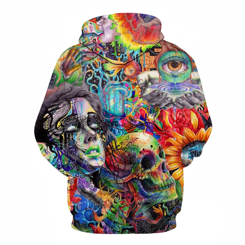 Hoodies For Women With Skull