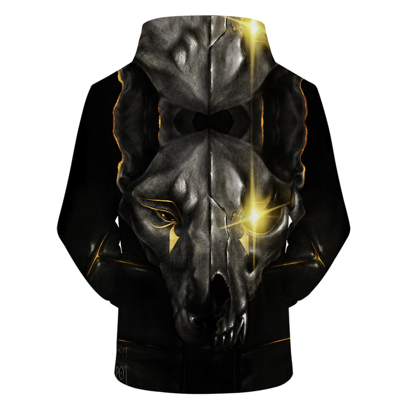 Winter Skull Hoodie