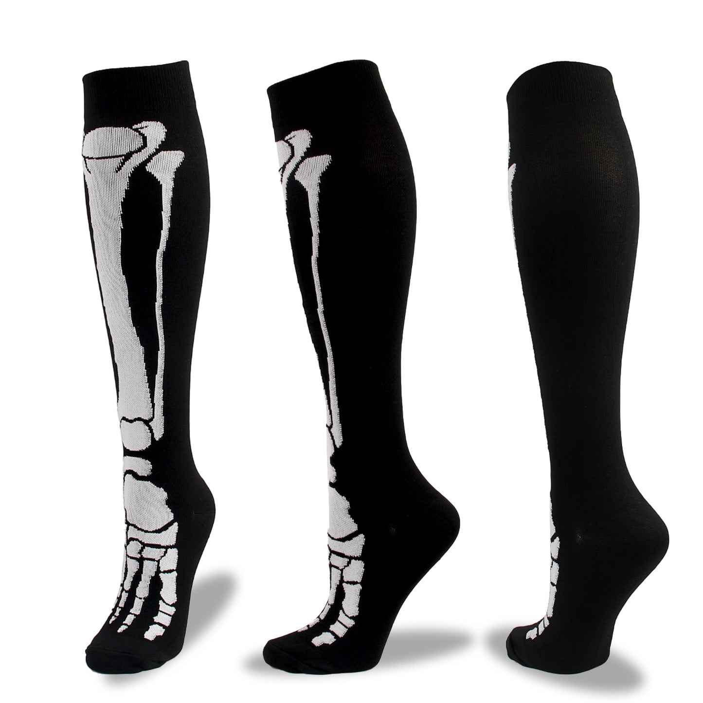 Skull Soccer Socks Bone