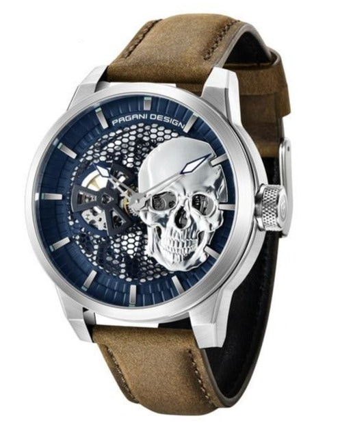 Mens Skull And Crossbones Watch