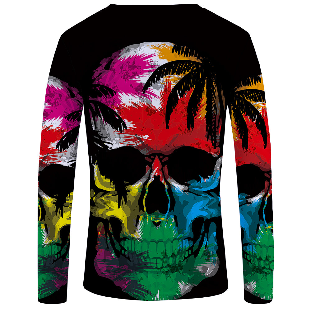 Hawaï Long Sleeve Skull Shirt