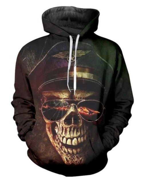 Black Hoodie Skull