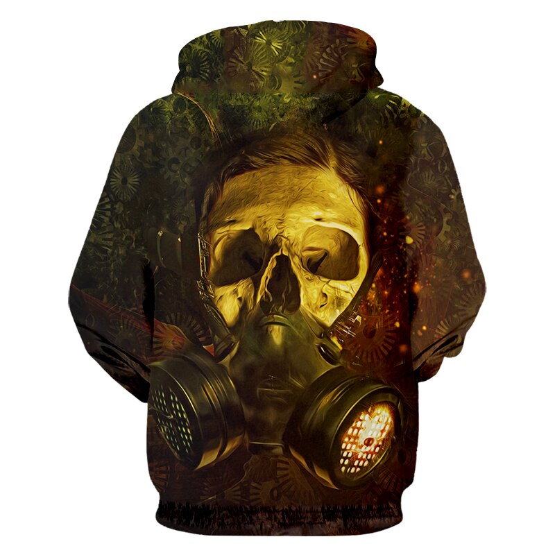 Affliction Skull Hoodie gaz