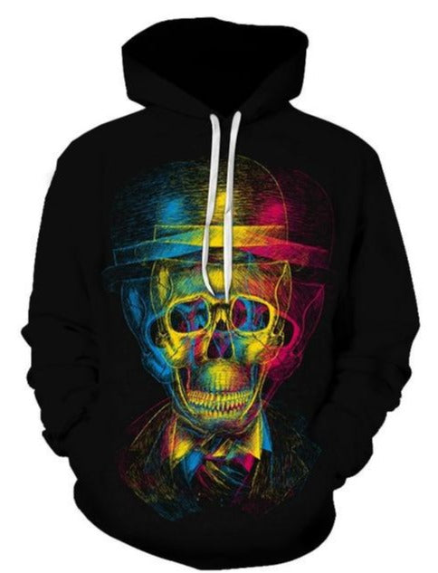 Digital Skull Hoodie