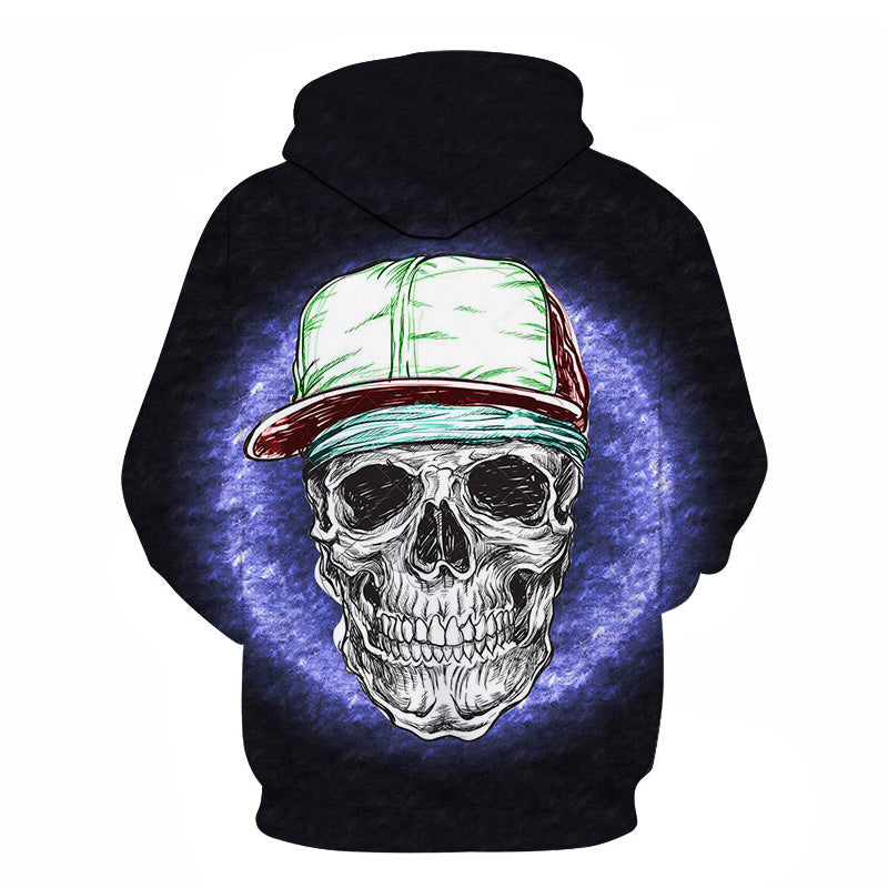 Biker Skull Hoodies