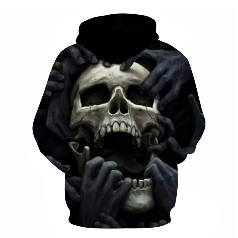 Black Hoodie & White Skull