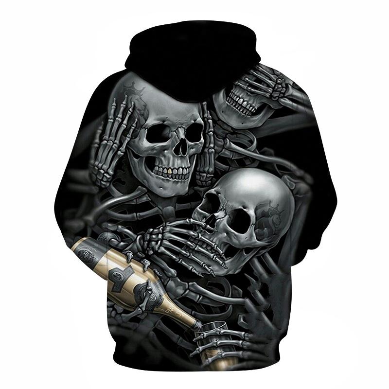 Blind Deaf Mute <br> Skull Hoodie