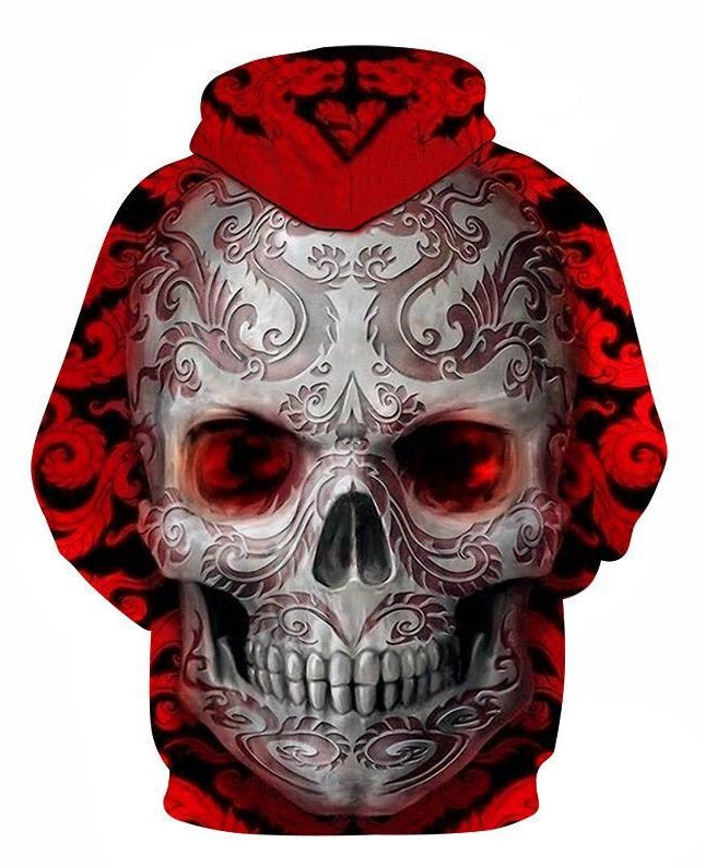 Skull 3d Hoodies