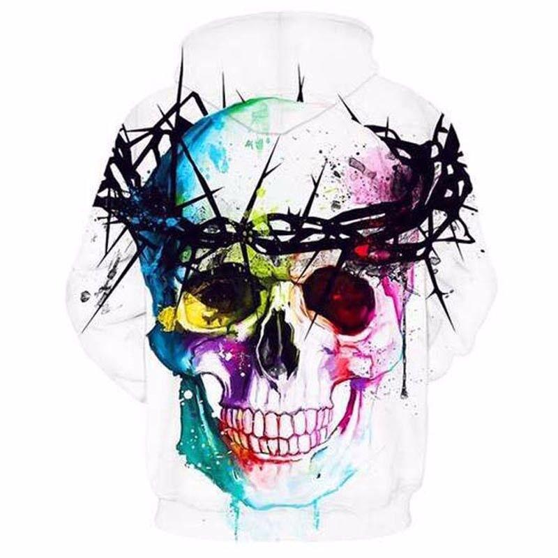 Skull Face Hoodie