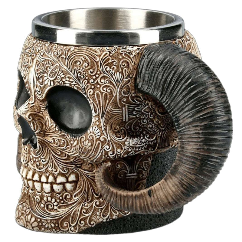 Creepy Skull Mug