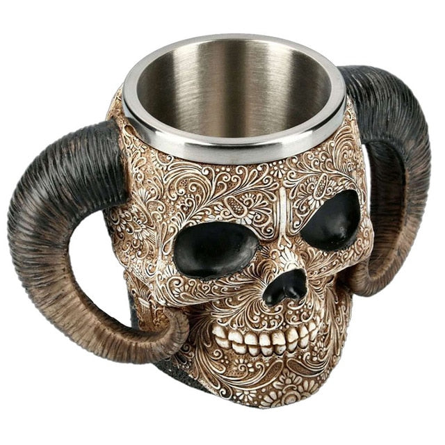 Creepy Skull Mug
