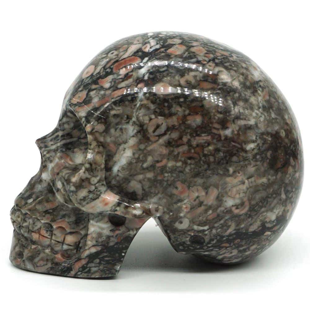 Jasper Stone Skull Art