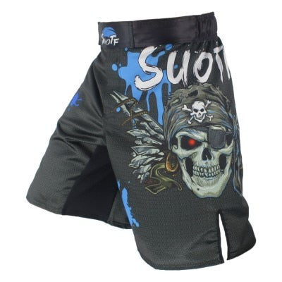 Muay Thai Shorts Laughing Skull